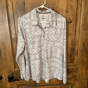 Adidas Golf Women’s gray Patterned Shirt